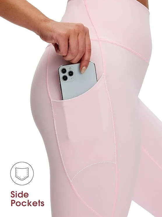 NANJI High Waisted Leggings with Pockets for Women - Buttery Soft, Stretch Yoga Pants, Squat Proof Casual Workout Leggings